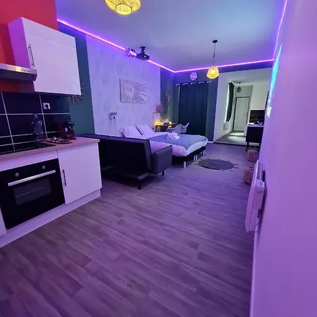 Ng Prestige - Lille I Roubaix Centre - 121 - Balneo - Kitchenette - Terrasse - Wifi - Netflix Apartment Exterior photo