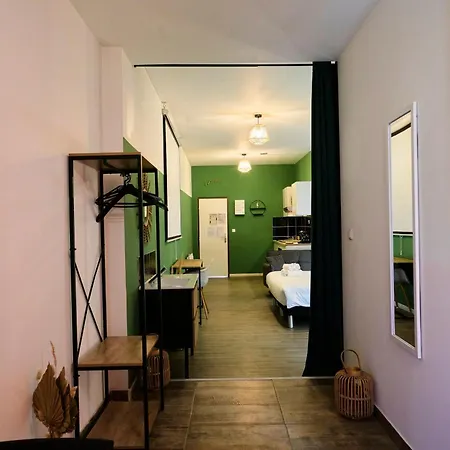Ng Prestige - Lille I Roubaix Centre - 121 - Balneo - Kitchenette - Terrasse - Wifi - Netflix Apartment Exterior photo