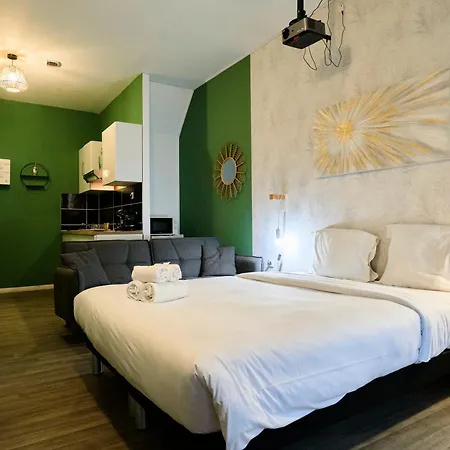 Ng Prestige - Lille I Roubaix Centre - 121 - Balneo - Kitchenette - Terrasse - Wifi - Netflix Apartment Exterior photo