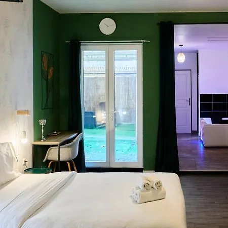 Ng Prestige - Lille I Roubaix Centre - 121 - Balneo - Kitchenette - Terrasse - Wifi - Netflix Apartment Exterior photo